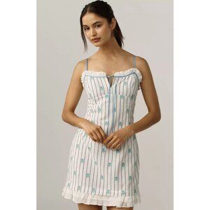 keepsake halter dress Miss Circle Women's Naomie Crystal Embellished Bubble Hem Halter Mini Dress main image 1